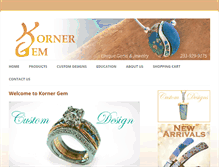 Tablet Screenshot of kornergem.com